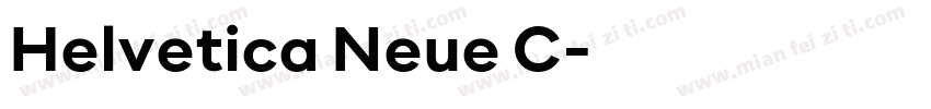 Helvetica Neue C字体转换